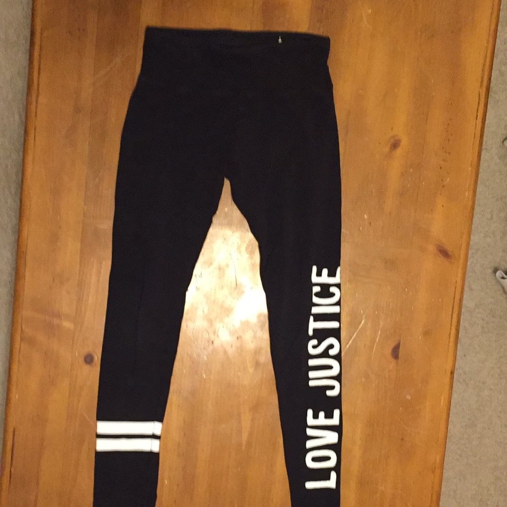 justice black leggings